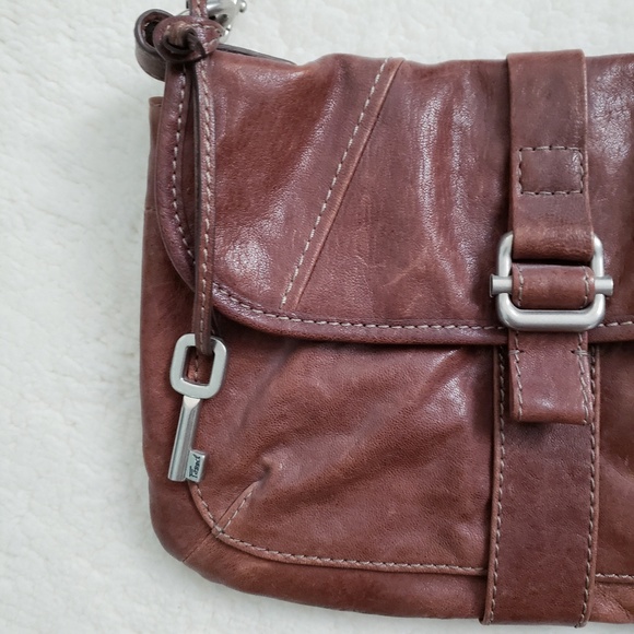 NOT FOR SALE Vintage Fossil Leather Bag - Picture 3 of 6